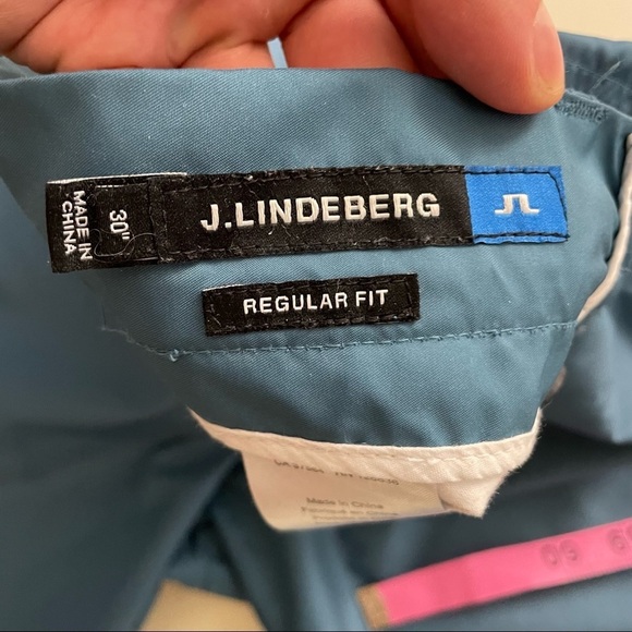 J. Lindeberg Men’s 9” True Regular Fit Micro Twill Golf Shorts Size 30 - Picture 9 of 10